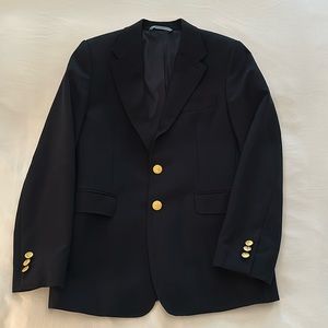 Vineyard Vines Boys 14 Blazer - Navy with Gold Buttons